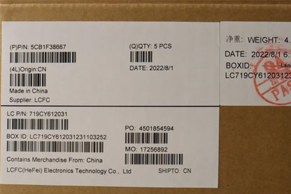 Lenovo 5 15IAH7H Palmrest Cover Touchpad Keyboard US Cloud Grey 5CB1F38667
