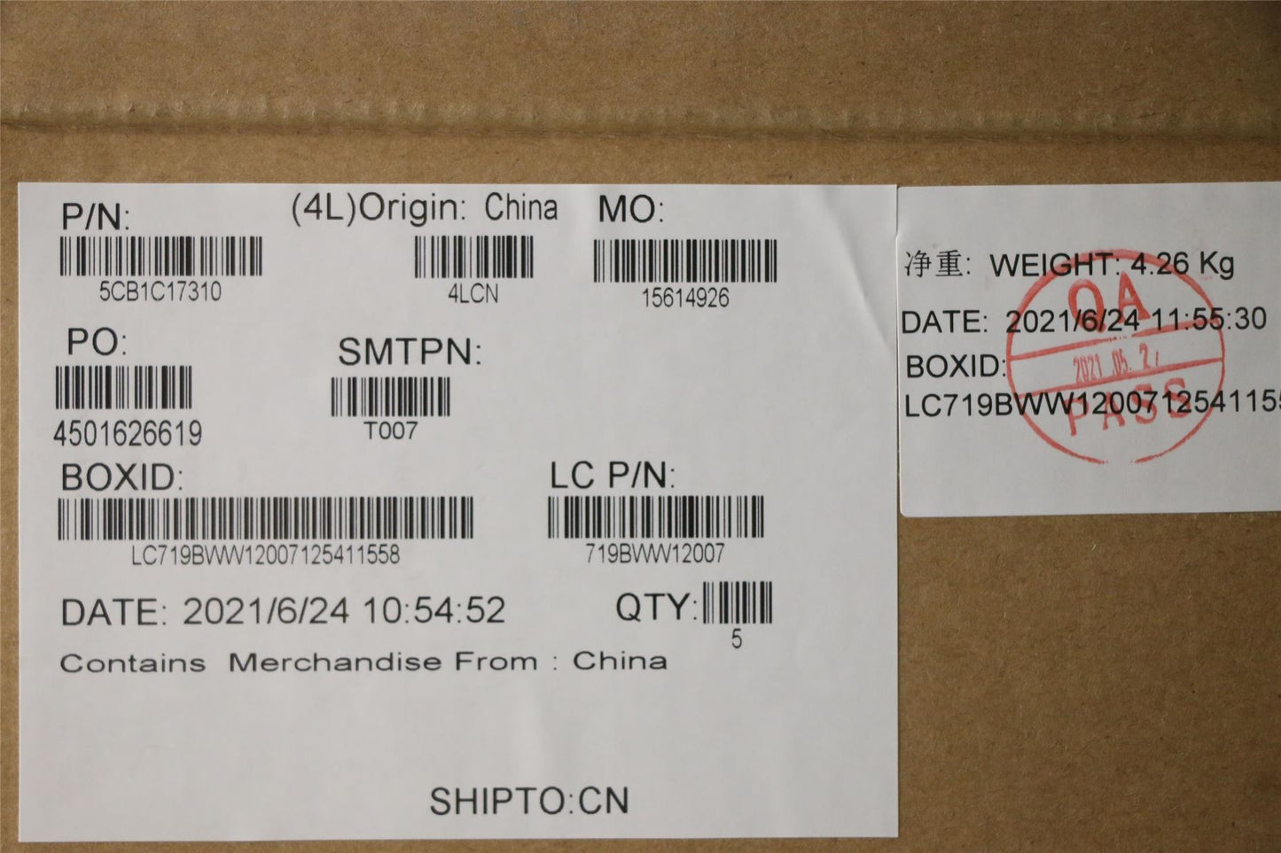 Lenovo Legion 7-16ACHg6 Keyboard Palmrest Top Cover US Europe Grey 5CB1C17310