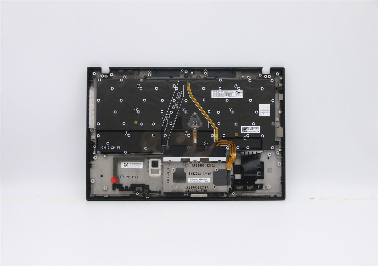 Lenovo ThinkPad X1 8th Gen Palmrest Cover Keyboard German Black 5M10Z27459