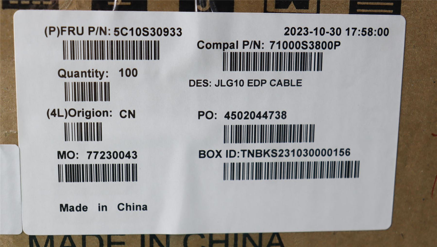 Lenovo EDP cable C 83DV 5C10S30933