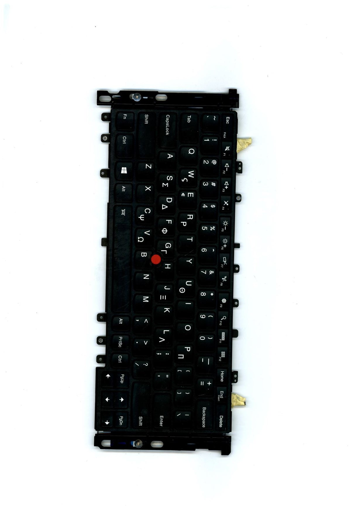 Genuine Lenovo ThinkPad Yoga Keyboard Greek Black Backlit 04Y2633