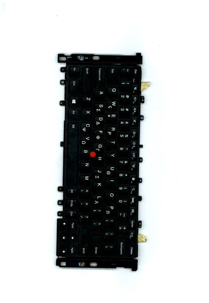 Genuine Lenovo ThinkPad Yoga Keyboard Greek Black Backlit 04Y2633