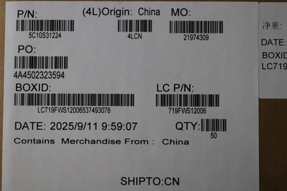 Lenovo L 83K0 LJYI M/B-IO/B I/O Cable 5C10S31224