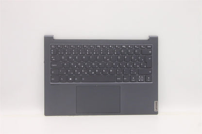 Lenovo Yoga 7 14ACH5 D Palmrest Cover Touchpad Keyboard Hungarian 5CB1D34500