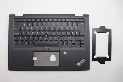 Lenovo Yoga X13 1 Keyboard Palmrest Top Cover Portuguese Black 5M10Y85868