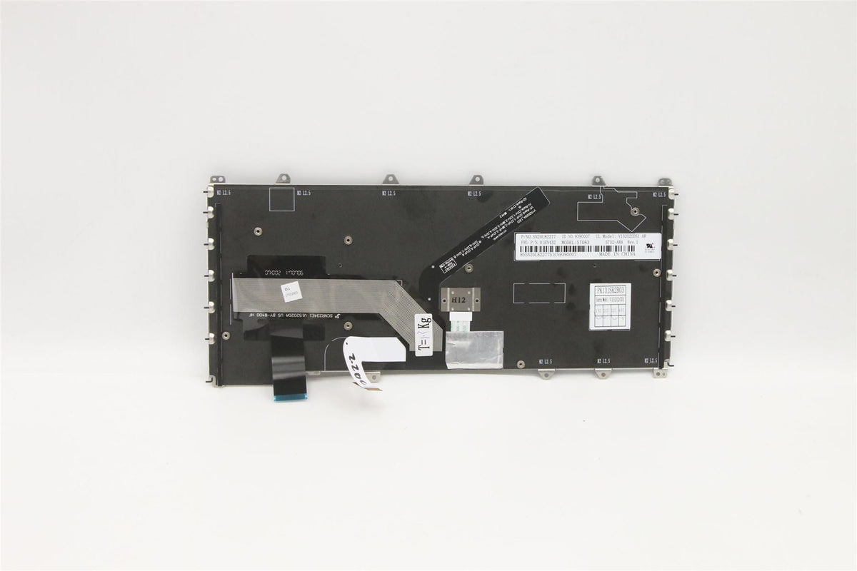 Genuine Lenovo ThinkPad Yoga 370 Keyboard Arabic Silver Backlit 01EN432