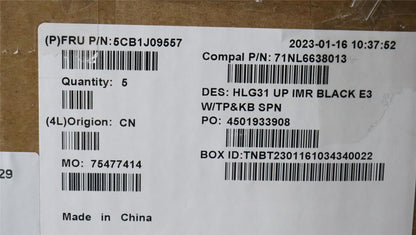 Lenovo UpperCaseASM_SPA C82SA E3 BLA 5CB1J09557