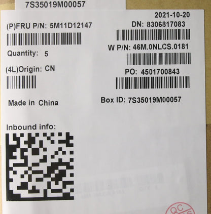 Lenovo WW C-Cvr+ENG KB ASM,CHY 5M11D12147