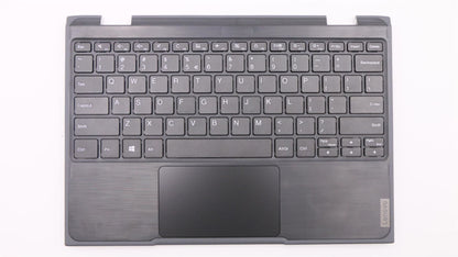 Lenovo Notebook 300e 2nd Keyboard Palmrest Top Cover Spanish Black 5CB0T45060