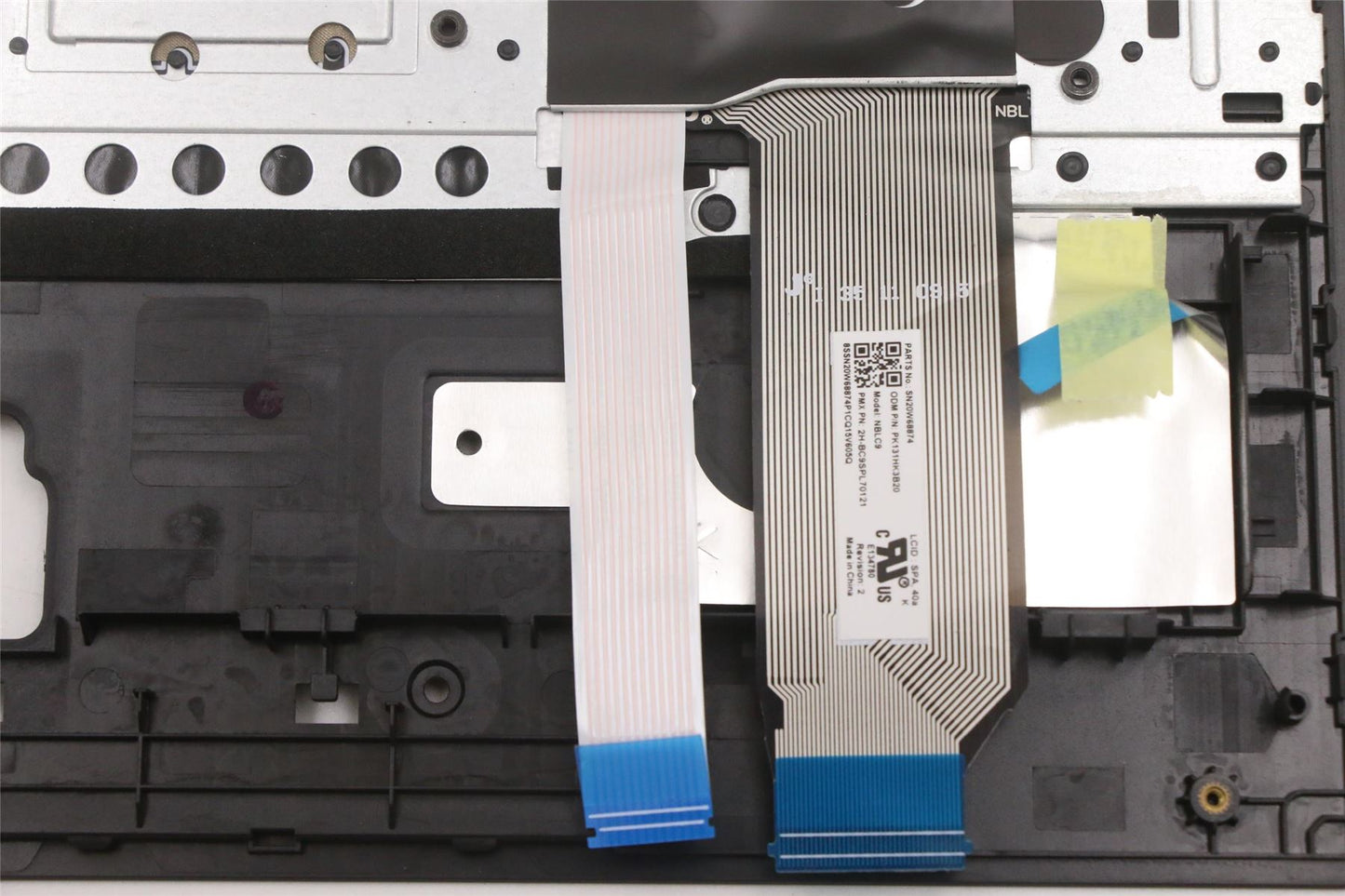 Lenovo ThinkPad E15 Gen 2 Keyboard Palmrest Top Cover Spanish Black 5M11A36086