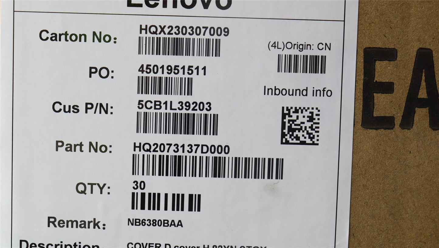 Lenovo D cover H 82YN STGY 5CB1L39203
