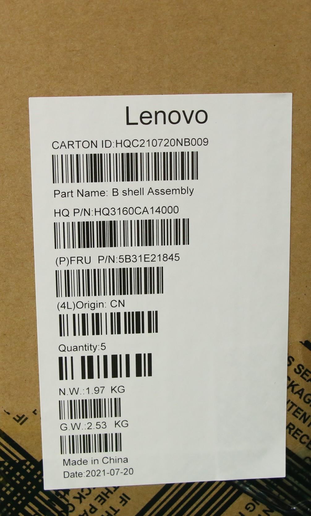 Lenovo BEZEL H 82Q3 BK W/lens 5B31E21845
