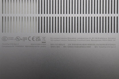 Lenovo X13G4_D_COVER_S_WLAN_GRY_ASSY 5CB1L57821