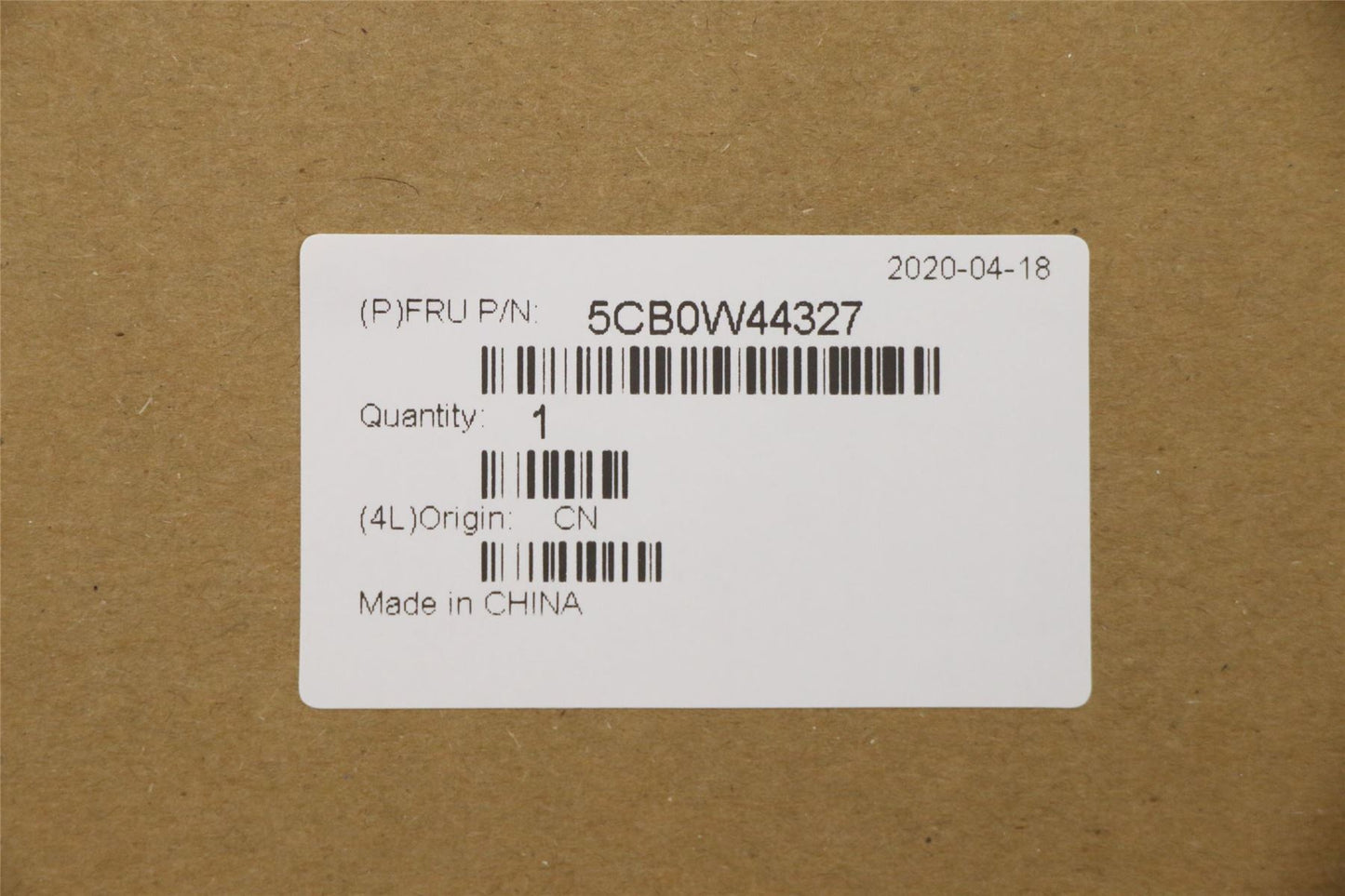 Lenovo ThinkBook 13s-IML Keyboard Palmrest Top Cover US Grey 5CB0W44327