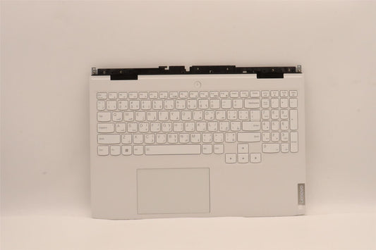 Lenovo IdeaPad 3 15IAH7 Palmrest Cover Touchpad Keyboard Arabic White 5CB1H30567