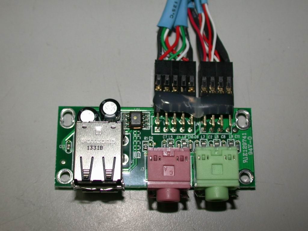Lenovo 前置USB/AUDIO转接板5283（含USB、音频线） Audio USB Board 31007111