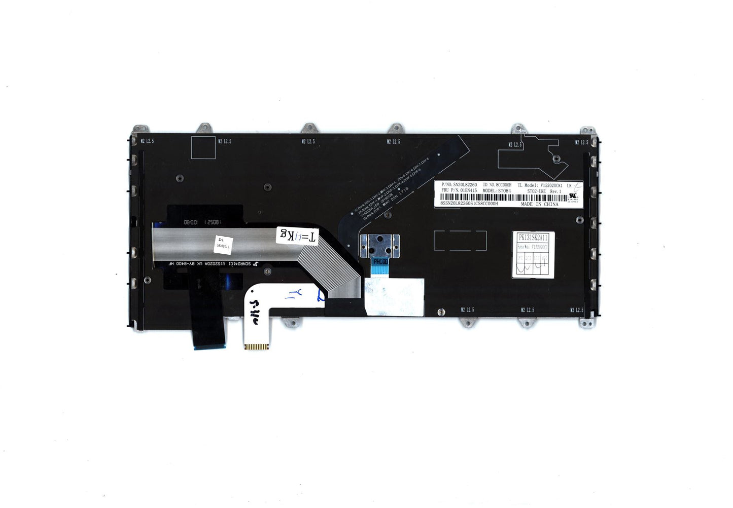 Lenovo Yoga 370 Keyboard UK Black Backlit 01EN415