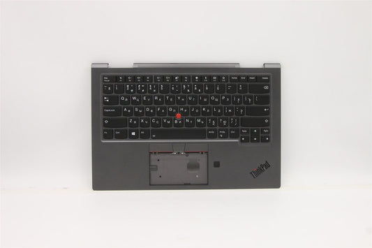 Lenovo Yoga X1 4th Keyboard Palmrest Top Cover Russain Grey Backlit 5M10V24935