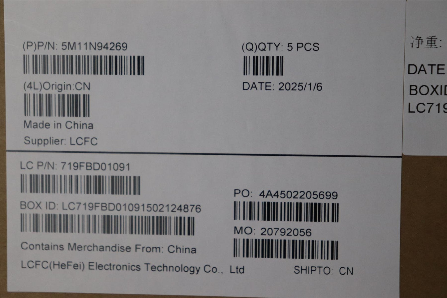 Lenovo MECH_ASM FRU KB LASPA BL(TRI)UK Bk 5M11N94272
