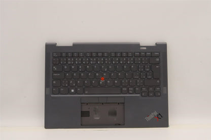 Lenovo Yoga X1 6th Keyboard Palmrest Top Cover Czech Grey 5M11C41023