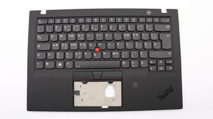 Lenovo ThinkPad X1 6th Gen Keyboard Palmrest Top Cover Canadian French 01YR534