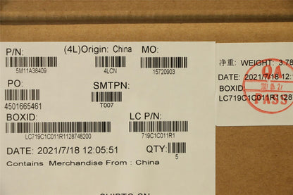 Lenovo MECH_ASM KB C ENG(PMX)PT FP US BK 5M11A38409