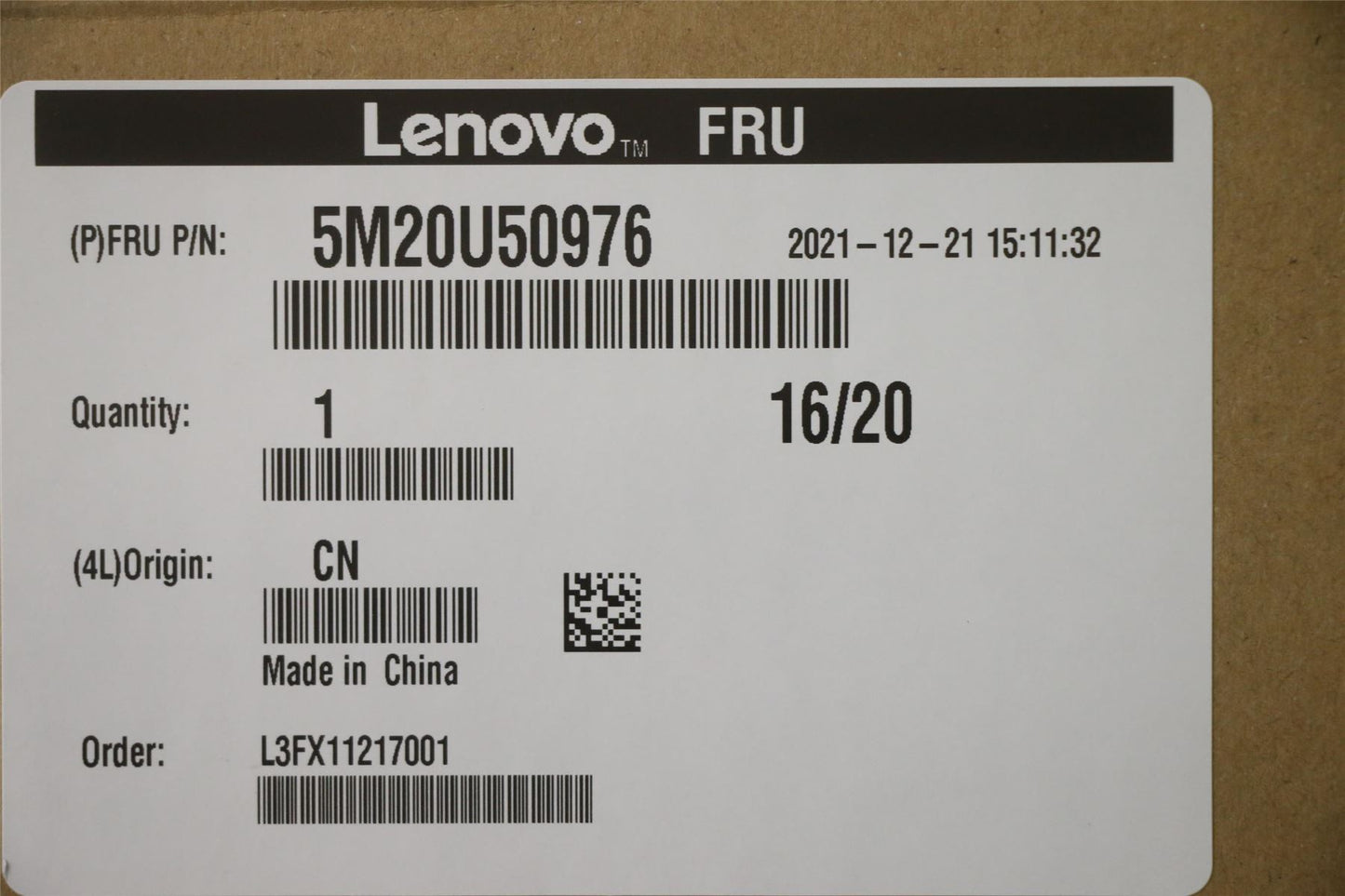 Lenovo RTX5000Bkt,EC For A2000,P340 5M20U50976