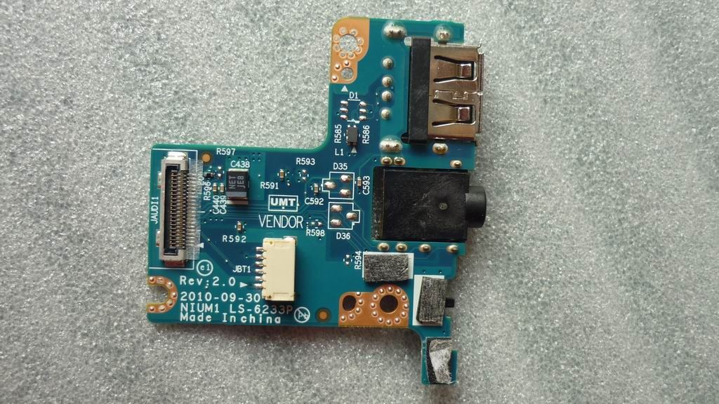 Lenovo NIUM1 AUDIO(WLAN SWITCH) BD 455NG338L01 31047060
