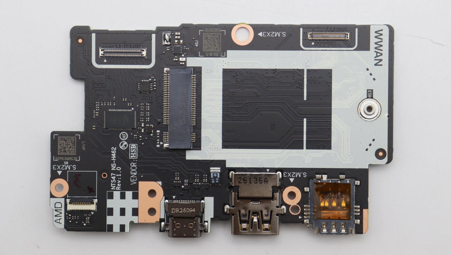 Lenovo CARDPOP PCBA IO/B NSH462 NTS47 WW I/O Board 5C51T63060