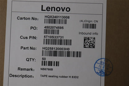 Lenovo TAPE sealing rubber H 83D2 5T10S33731