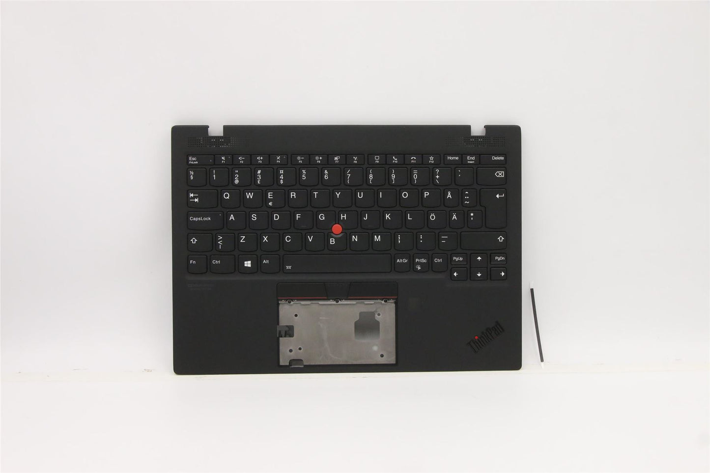 Lenovo ThinkPad X1 Gen 1 Keyboard Palmrest Top Cover Swedish Finnish 5M11B38410