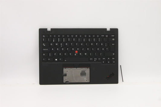Lenovo ThinkPad X1 Gen 1 Keyboard Palmrest Top Cover Swedish Finnish 5M11B38410