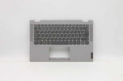 Lenovo IdeaPad 5-14ALC05 Palmrest Cover Keyboard Czech Slovakian Grey 5CB1C19348