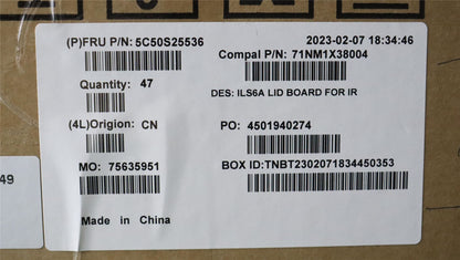 Lenovo Slim 5 16ABR8 LID Board 5C50S25536