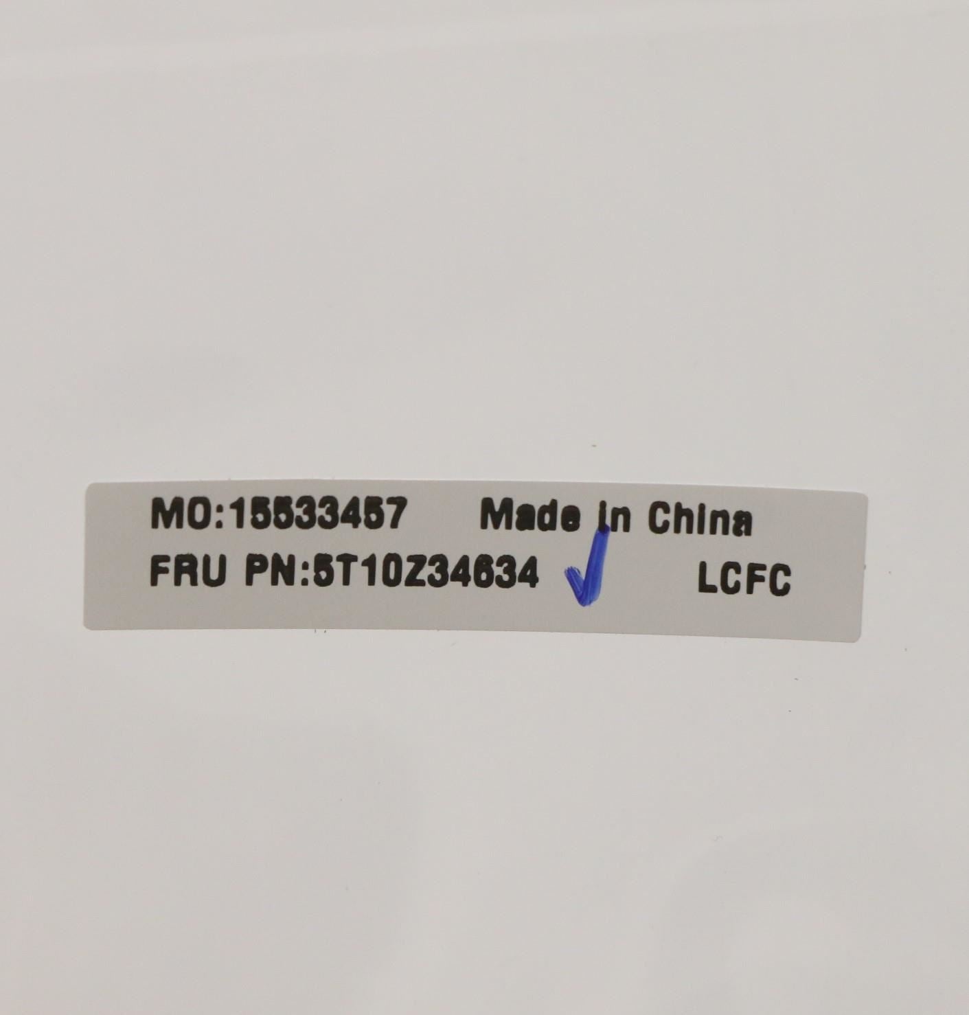 Lenovo 5T10Z34634 TAPE FRU PANEL_AL_ADHESIVE_NORMAL_L+R