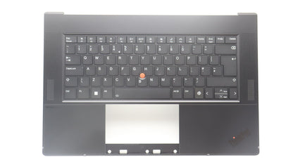 Lenovo ThinkPad Z16 Gen 1 Keyboard Palmrest Top Cover UK Black 5M11J13412