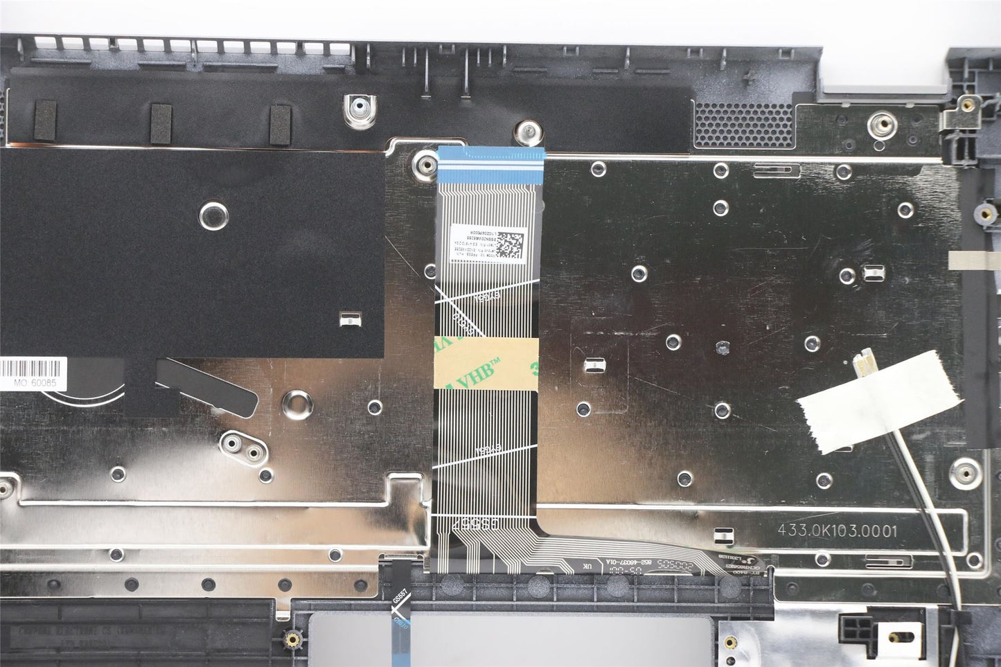 Lenovo Flex 5-15IIL05 Keyboard Palmrest Top Cover Hungarian Grey 5CB0Y89981
