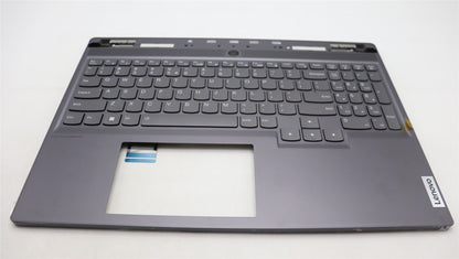 Lenovo Legion S7 16IRH8 Keyboard Palmrest Top Cover US Europe White 5CB1L67959