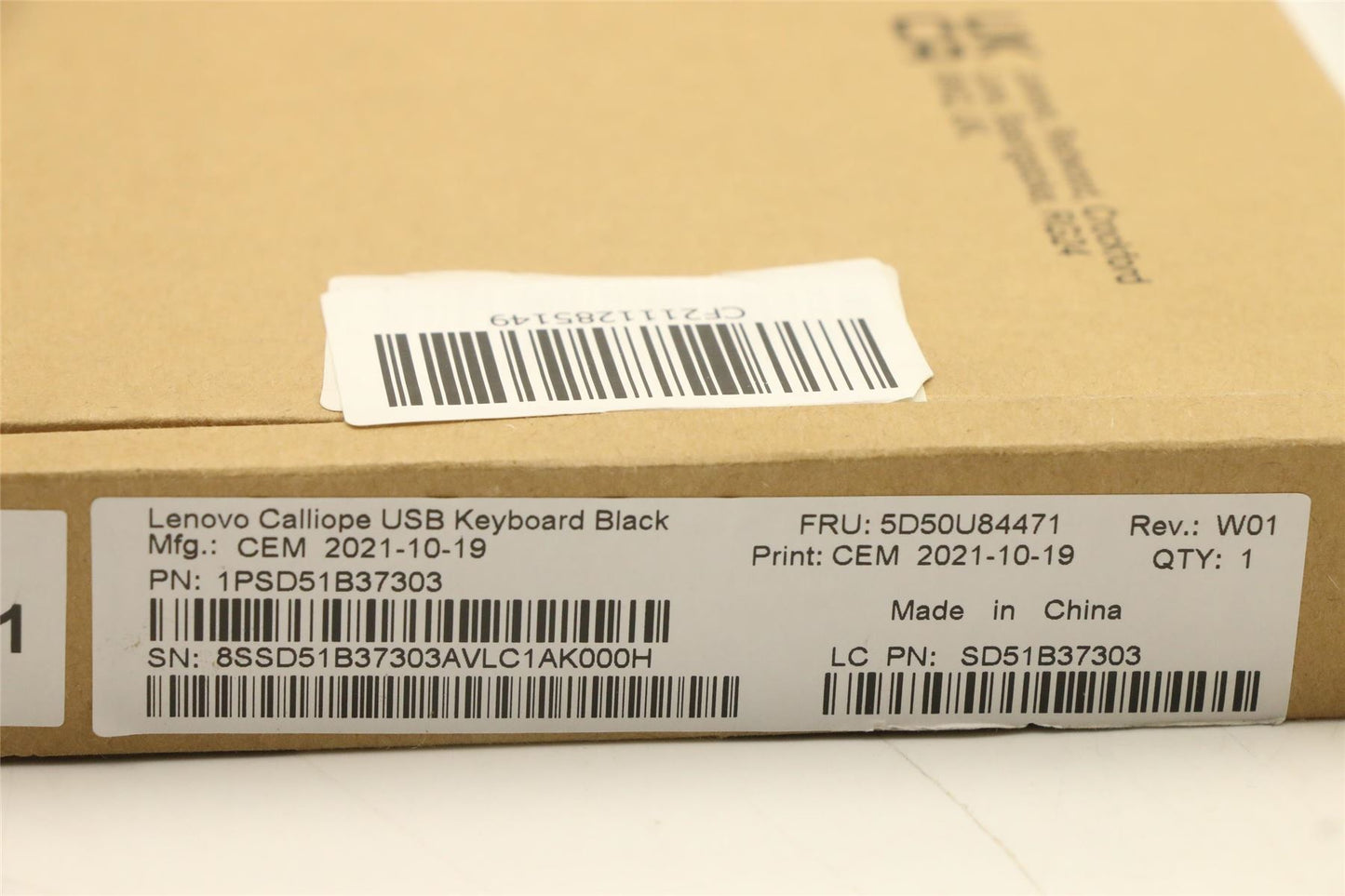 Lenovo Legion T7-34IAZ7 T5 26IAB7 T5 26IRB8 USB Wired Keyboard UK 5D50U84471