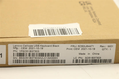 Lenovo Legion T7-34IAZ7 T5 26IAB7 T5 26IRB8 USB Wired Keyboard UK 5D50U84471