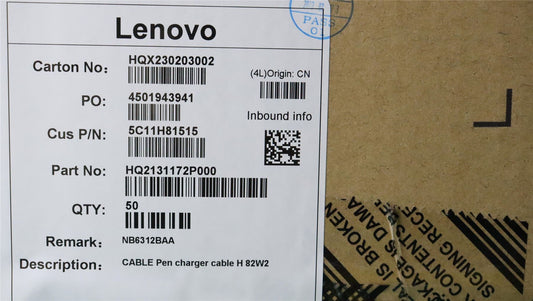 Lenovo Yoga 300e Gen4 Pen Stylus Charger Cable 5C11H81515