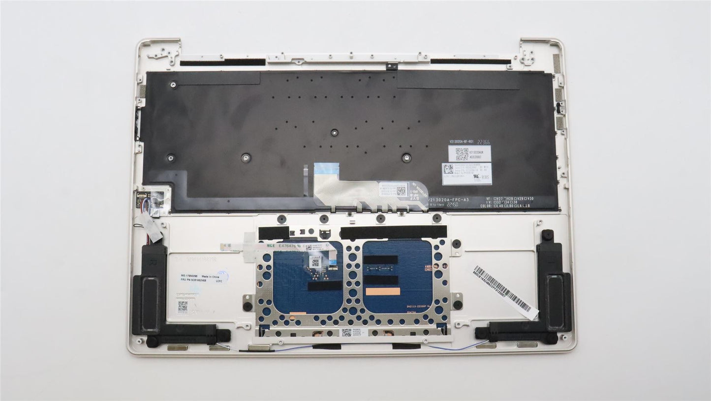 Lenovo Yoga 9 14IRP8 Palmrest Cover Touchpad Keyboard German Grey 5CB1K62468