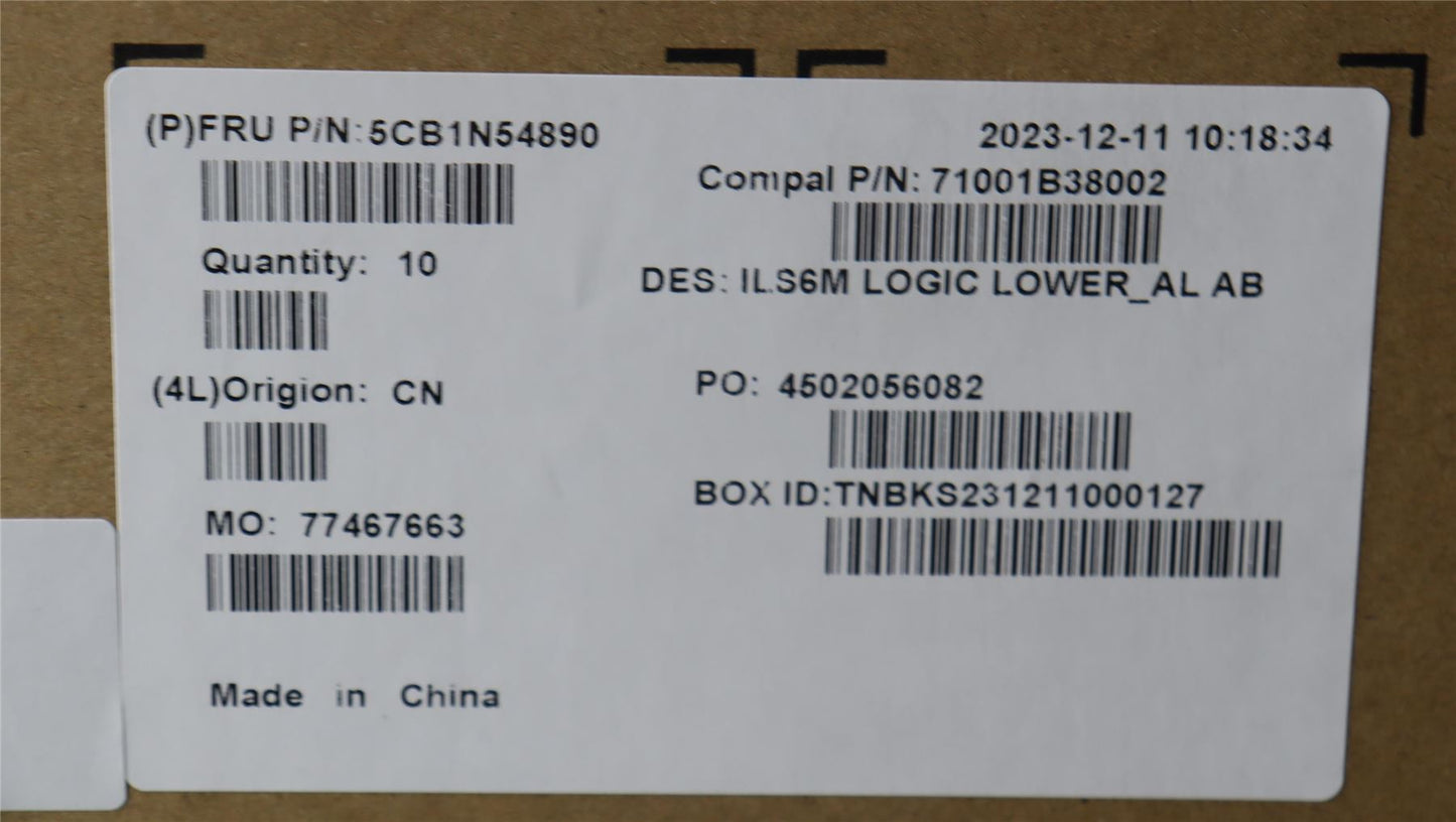 Lenovo Lower Case C 83DC AB 5CB1N54890