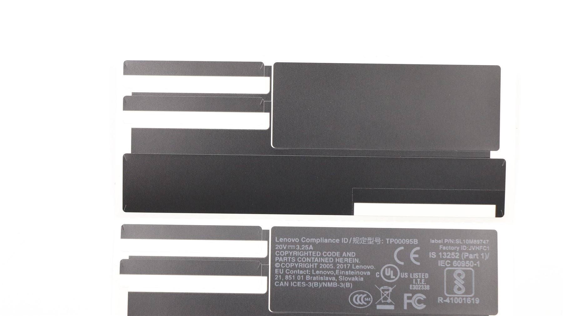 Fru Label Lenovo 01LW947 LABEL Jinn FRU SYSTEM label, Black – Genius Parts