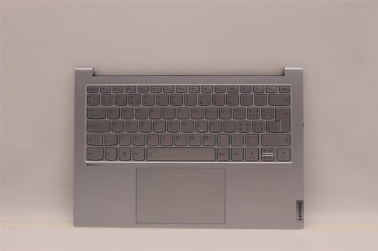 Lenovo Yoga 7 14IAP7 Palmrest Cover Touchpad Keyboard Swiss Grey 5CB1H70825
