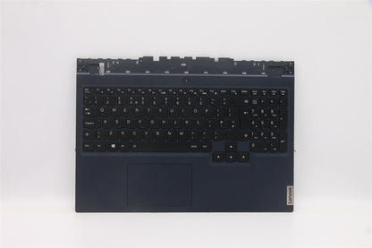 Lenovo 5 15ACH6 Palmrest Cover Touchpad Keyboard UK Blue Backlit 5CB1C93067