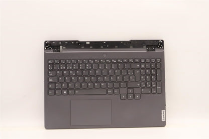 Lenovo Legion 5 15IAH7H Palmrest Cover Touchpad Keyboard Spanish Grey 5CB1F39089