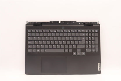 Lenovo Gaming 3 15IAH7 Keyboard Palmrest Top Cover Spanish Black 5CB1H89860