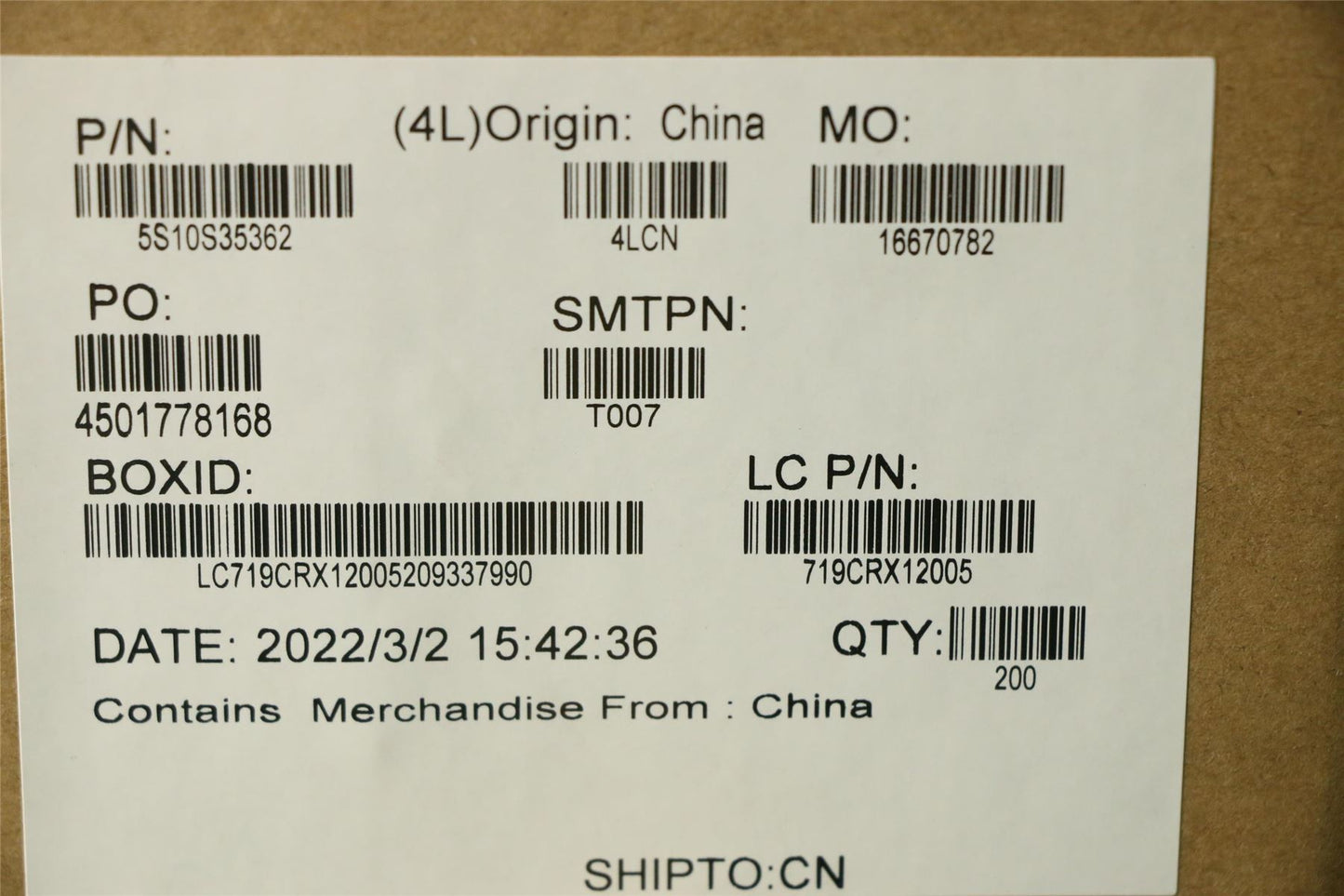 Lenovo SCREW SCREW L82L0 M2.0D 5.0L 3.5 D 0.4T 5S10S35362