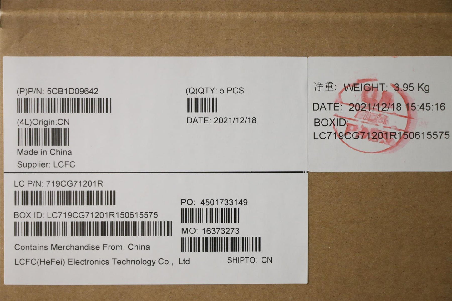 Lenovo Upper Case ASM_SPA L82JFSGw/RGBWRF 5CB1D09642